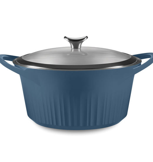 Olla de 5.2 litros color azul Cast Aluminum Corningware