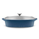 Olla de 5.4 litros color azul Cast Aluminum Corningware