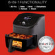 Freidora de Aire Instant Vortex Plus ClearCook  6 en 1 de 5,7 litros