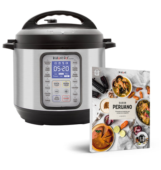 Pack Olla Instant Pot Duo 60 Plus + Libro Sabor Peruano