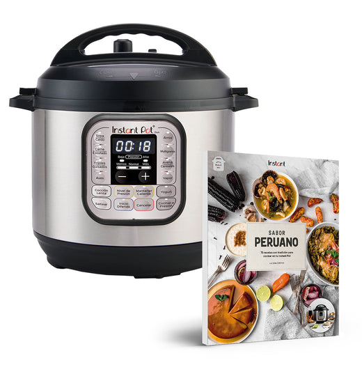 Pack Olla Instant Pot Duo 80 + Libro Sabor Peruano