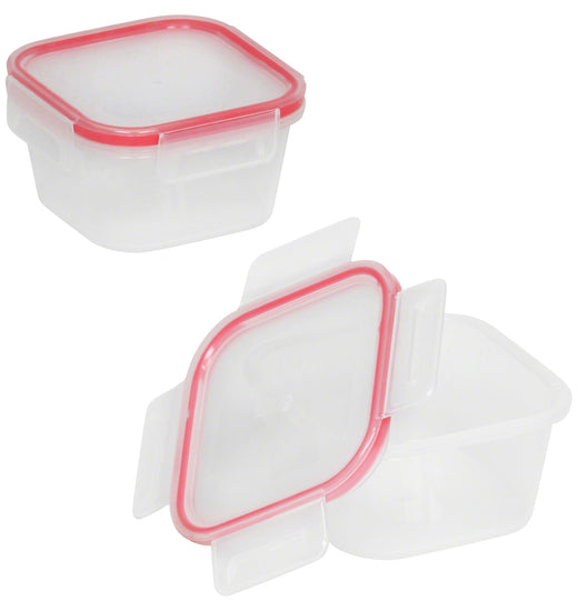 Set de 2 contenedores cuadrados de plástico Airtight Snapware 307 ml