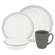 Set de vajilla Classic Mystic Gray Corelle de 16 piezas