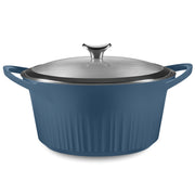 Olla de 5.2 litros color azul Cast Aluminum Corningware