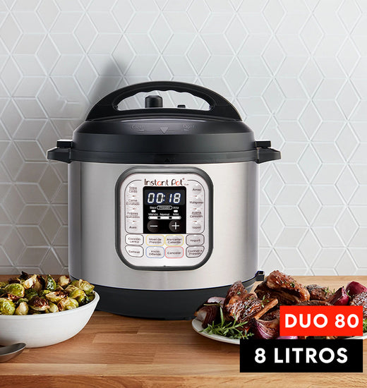 Pack Olla Instant Pot Duo 80 + Libro Fácil y delicioso