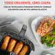 Pack Freidora de Acero Inoxidable 3.8 litros + Libro Instant Chef