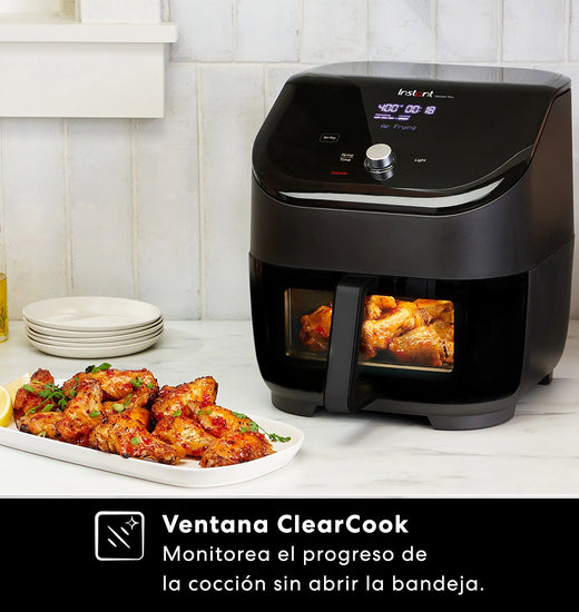 Freidora de Aire Instant Vortex Plus ClearCook  6 en 1 de 5,7 litros