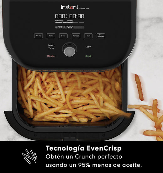 Freidora de Aire Instant Vortex Plus ClearCook  6 en 1 de 5,7 litros
