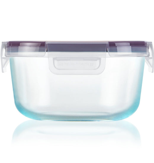 Contenedor circular de vidrio Total Solution Glass 946 ml Snapware by Pyrex