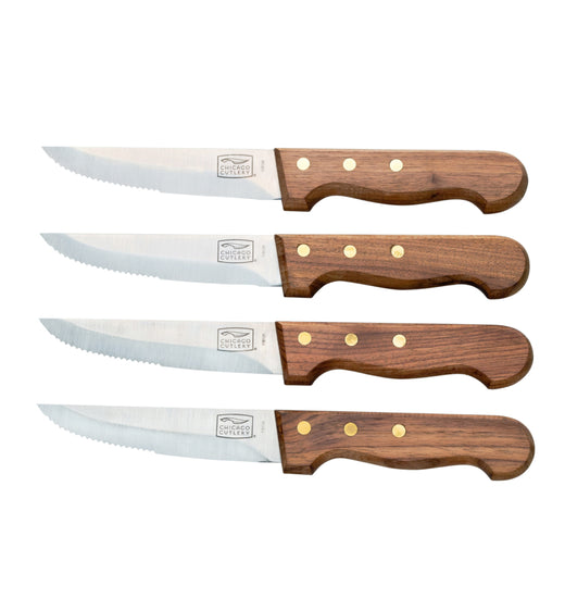 Set de 4 cuchillos Walnut Tradition para carne Chicago Cutlery