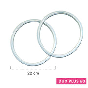 Pack de 2 anillos selladores transparentes Instant Pot Duo 60 Plus